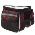 thumbnail image 4 of Bike Saddle Bag Convenient Bike Pouch Reusable Bike Bag Bicycles Front Frame Bag Large Bike Bag, 4 of 9