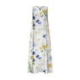 thumbnail image 4 of Robes Midi pour Femmes Mode Col en V Sans Manches avec Poche Robes Imprimées Robe d'Été Aguichant en Liquidation, 4 of 5