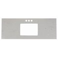 thumbnail image 2 of 47.6-in. W  18.25-in. D Stone Top In Beige Color For 3H4-in. Faucet AI-681, 2 of 3