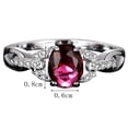 thumbnail image 4 of Heliisoer Women's Fashion Creative Diamond And Gemstone Style, 4 of 6