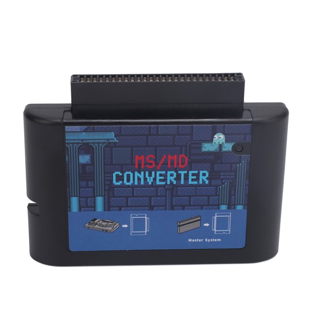 MS to MD Game Card Converte for Retron5 for Retron3 for Retron2 for Mega Drive and for Genesis, MS to MD Games Video Cassette Converter Adapter, Plug and Play