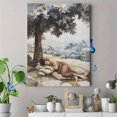 thumbnail image 4 of Dreamy Girl Under Tree Canvas Wall Art 15.75x11.81 Inches, 4 of 8