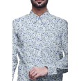 thumbnail image 4 of BESTMAN Cotton Formal Shirts For Men Slim Fit Printed Full Sleeve Shirts For Men, 4 of 5
