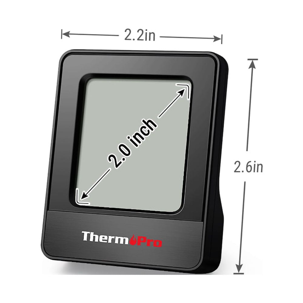 ThermoPro TP49 – Mini Hygromètre Numérique Pour Intérieur, Thermomètre Et Humidimètre