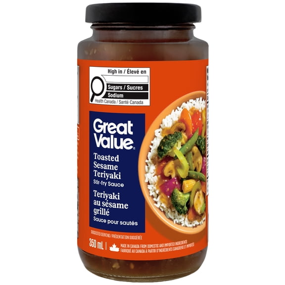 Sauce pour sautés Teriyaki au sésame grillé Great Value