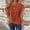 🔥 Orange, variant on Sentmoon Cute Summer Tops Blouse Women Crew Neck Short Sleeve Knit Side Loose Solid Color Casual Top Trendy for Everyday Casual Wear Mint Green M
