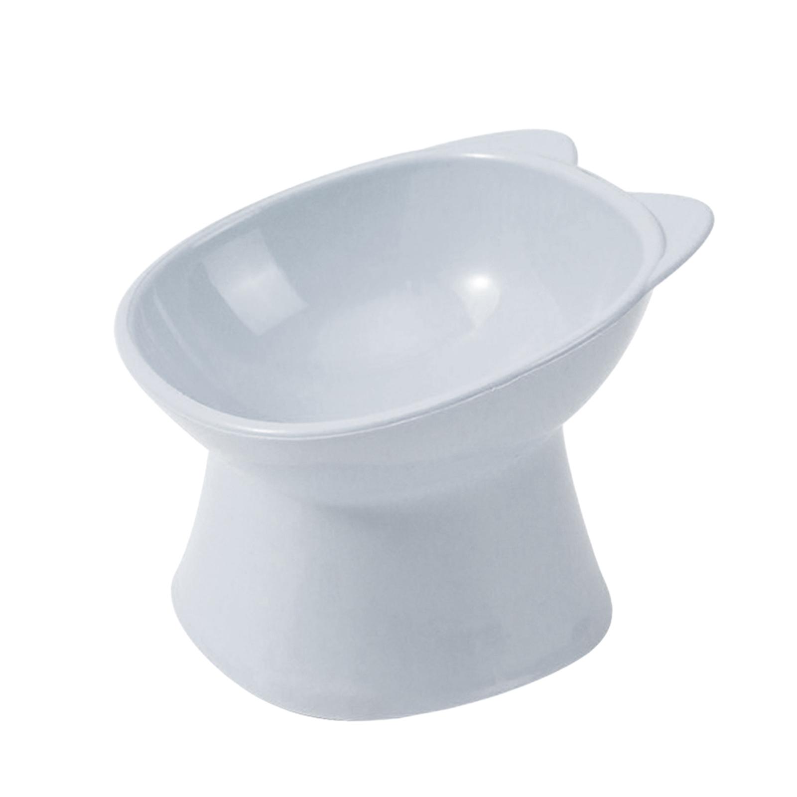 BELOVING Raised Cat Bowls Cat Food Dish for Kitty Small, Medium and Large Cats Kitten Gray
