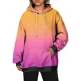 thumbnail image 2 of Besolor Oversized Sweatshirt for Women Fall Plus Size Long Sleeve Gradient Color Hoodies Baggy Clothes for Ladies, 2 of 7
