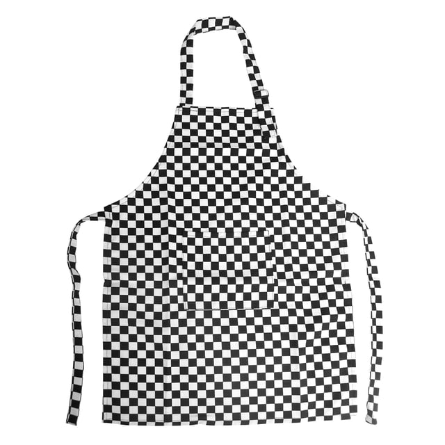 TOPTIE Kids Aprons with Pocket & Adjustable Strap, Child Chef Bib Apron for Kitchen Cooking Baking Painting-Shepherd Check-XXL