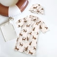 thumbnail image 2 of Kids Swimsuit Boy Cute Print Kids Bathing Suits Toddler Rash Guard Swimming Suit 3-4 Years, 2 of 9