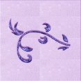 thumbnail image 1 of Ahgly Company Machine Washable Indoor Square Transitional Bright Lilac Purple Area Rugs, 5' Square, 1 of 7