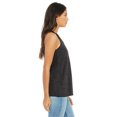 thumbnail image 3 of Bella Ladies Flowy Racerback Tank, XS, Dark Grey Heather, 3 of 3
