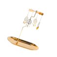 thumbnail image 3 of fastboy Gold Candle Holder Rotating Tea Light Holder Candleholder Decor E, 3 of 8