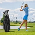 thumbnail image 2 of Ladies Womens Complete Golf Clubs Set 10 Pieces Includes Alloy Driver Black, 2 of 10