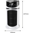 thumbnail image 1 of Portable Air Conditioner Air Conditioning Fan Six Wind Speeds Personal Light Air Cooling Fan (White), 1 of 4