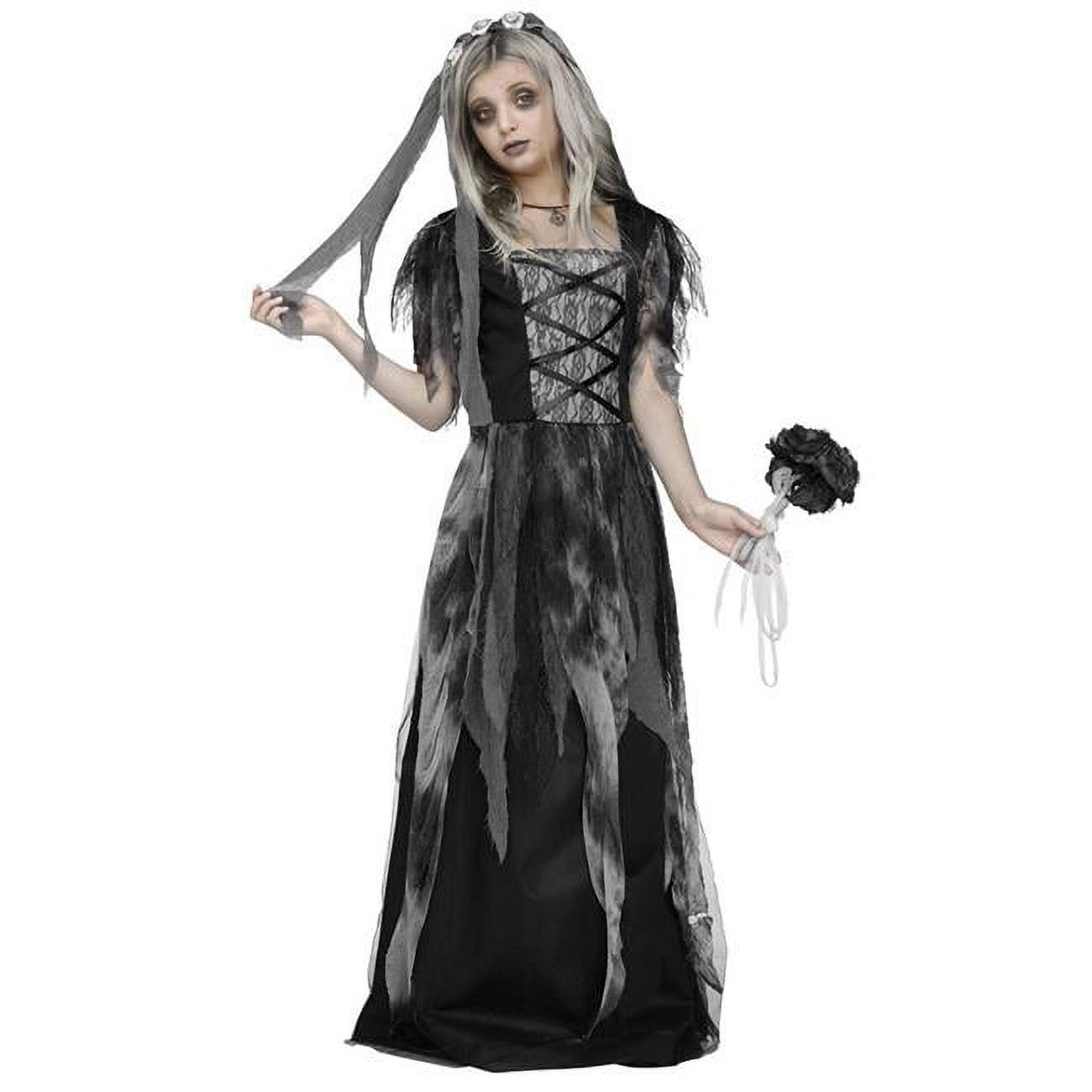 Fun World FW124452XL Bride Child Costume, Extra large 14-16