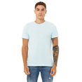 thumbnail image 1 of Bella Canvas Mens CVC Jersey Tee, L, Heather Ice Blue, 1 of 3