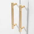 thumbnail image 5 of & Glass Rack Hardware Knurled 5 Inch Hole Centers Cabinet Pulls for Kitchen Drawers Black and Champagne Bronze Cabinet Handles, 5 of 5