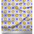 thumbnail image 1 of Soimoi Cotton Duck Fabric Geometric & Flower Artistic Decor Fabric Printed Yard 42 Inch Wide, 1 of 3