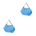 thumbnail image 4 of Wweixi Polyester Foldable Storage Bags For Travel Pack Smart Travel Light Waterproof Space-saving Beach Bag blue puppy 2Set, 4 of 6