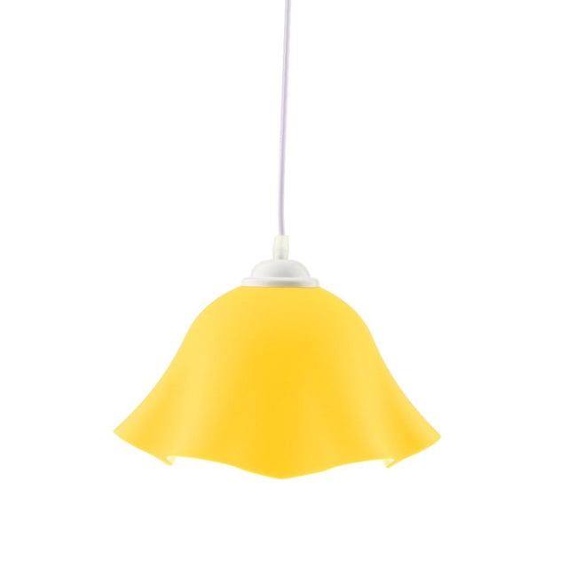 GROWTH TANK Modern Flower Shaped Ceiling Pendant Light Lamp Shade Chandelier Yellow