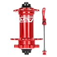 thumbnail image 1 of Moyeu de Roulement Format Compact Sans Bavures Réduire la Friction Fournitures de Cyclisme Installation Pratique Moyeux en Métal Alliage d'Aluminium Arbre de Roue 32 H/moyeu Avant/rouge, 1 of 9