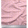 thumbnail image 1 of Soimoi Polyester Crepe Fabric French Horn Musical Instrument Fabric Prints by Yard 42 Inch Wide, 1 of 3