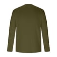 thumbnail image 4 of aohooy Mens UPF 50+ UV Sun Protection Shirts Outdoor Long Sleeve SPF Rash Guard T-Shirt Cool Quick Dry Athletic Workout Tops Army Green,S, 4 of 6