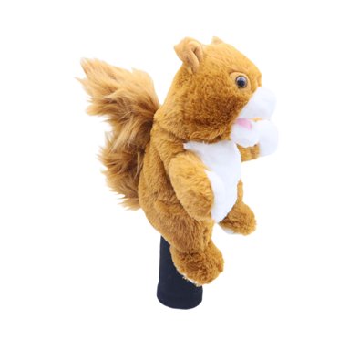 jinwen Golf Wood Headcover Gift Cartoon Golf Supplies for Practice Holidays Outdoor Squirrel
