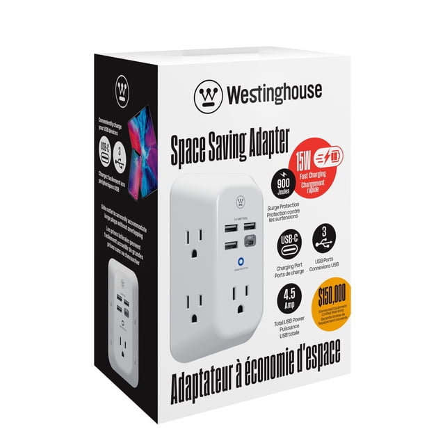 Westinghouse 900J Surge USB-C Adapter