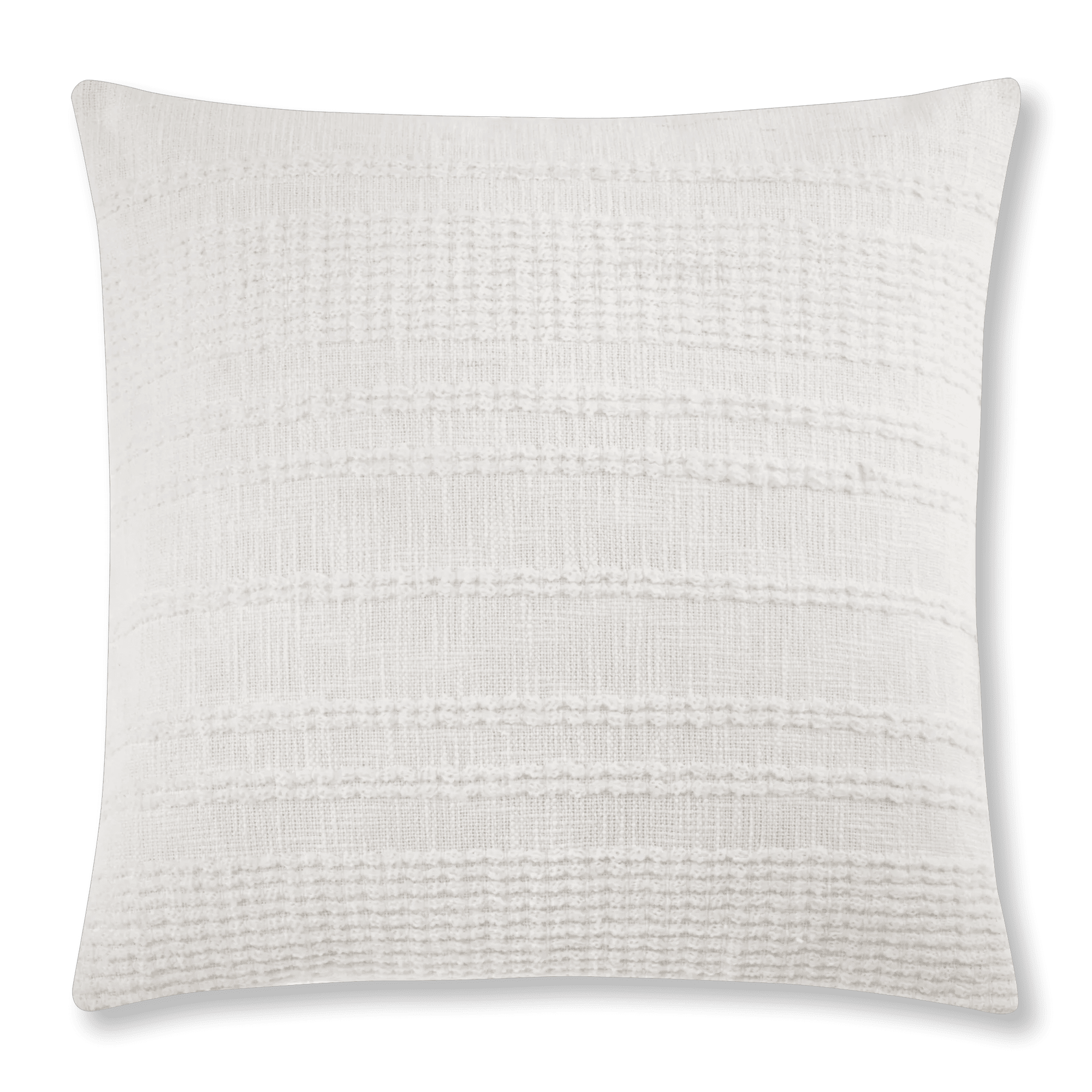 Bouclair Coussin Décoratif Blanc Lindy 20x20 Po (51x51 cm)