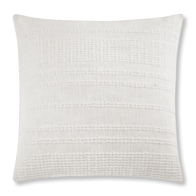 Bouclair Coussin Décoratif Blanc Lindy 20x20 Po (51x51 cm)
