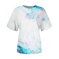 thumbnail image 4 of Pompotops T-shirt Imprimé pour Femme, Manches Courtes, Blouse à Col Rond, Hauts Décontractés, Liquidation, 4 of 5