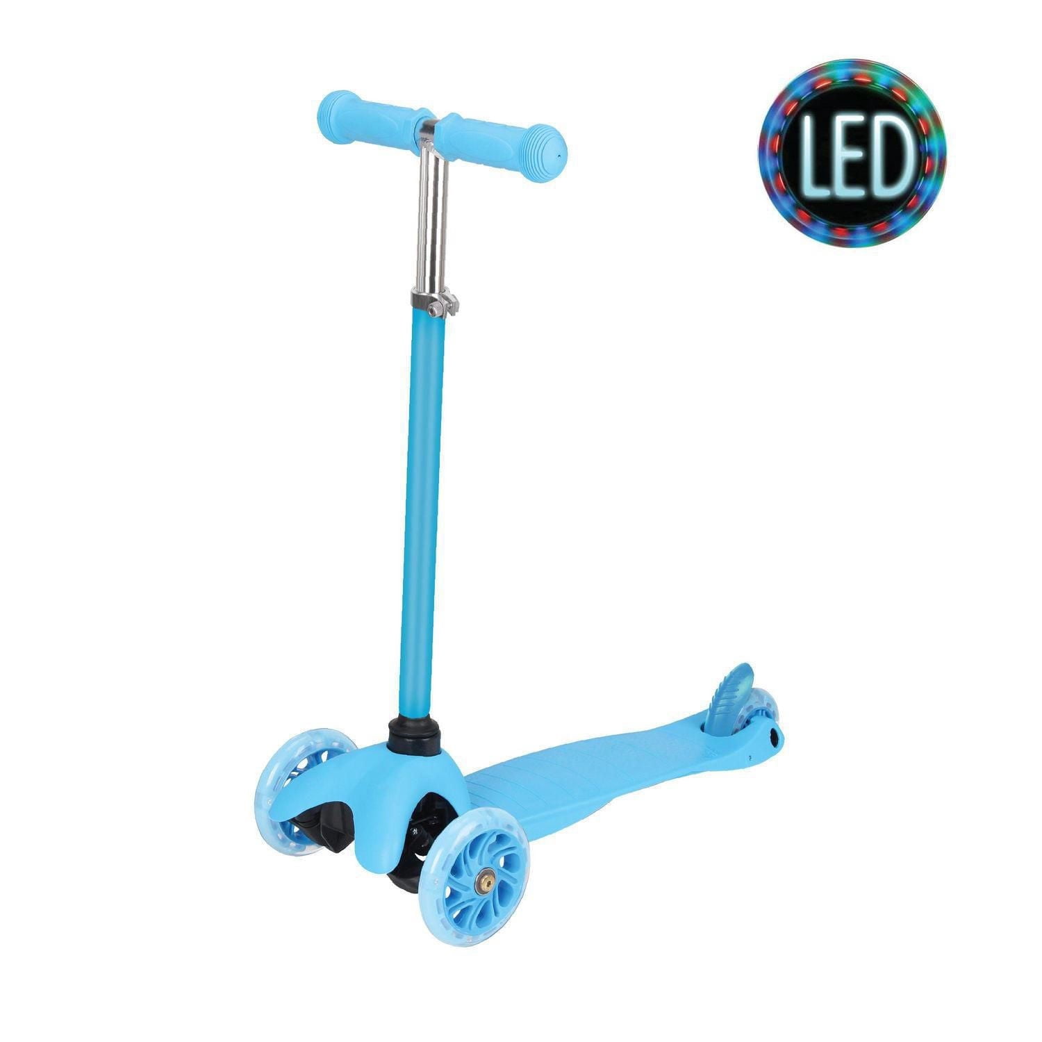 Hurtle trottinette pour enfants, trottinette à 3 roues pour enfants, trottinette pliable à coup de pied pour enfants et tout-petits âgés de 3 à 12 ans