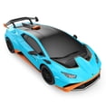 thumbnail image 3 of RASTAR Lamborghini Huracan STO RC Car 1:24 Scale Remote Control Toy Car, R/C Model Vehicle for Kids - Blue, 3 of 5
