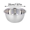 thumbnail image 3 of Wzzjkit Mixing Bowls Rust Steel Thickened Multi-functional Large Basin Stainless Steel Basin Set Soup Basin Stainless Steel Water Basin Mixing Bowl 900ml, 3 of 3