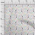 thumbnail image 1 of oneOone Cotton Cambric White Fabric Geometric Sewing Craft Projects Fabric Prints By Yard 42 Inch Wide-C0Y, 1 of 4