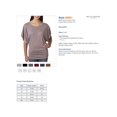 thumbnail image 2 of Bella + Canvas Ladies' Flowy Draped Sleeve Dolman T-Shirt, 2 of 2