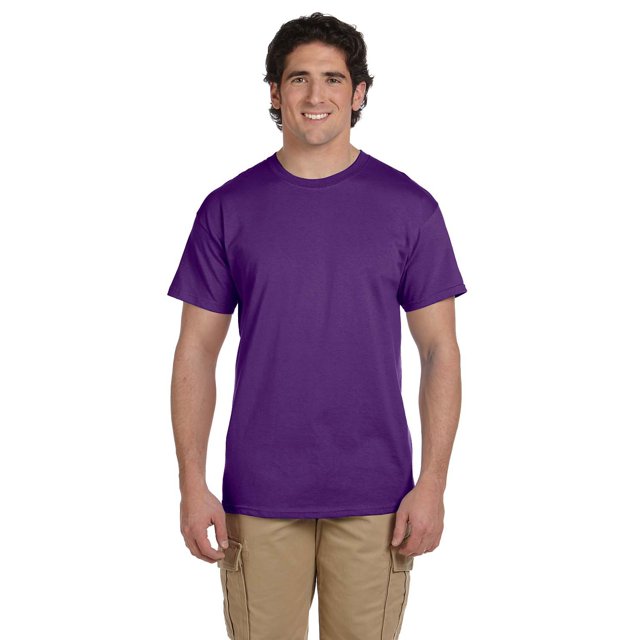 The Gildan T-Shirt pour Adulte Ultra Cotton oz Violet TG