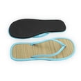 thumbnail image 4 of Kcodviy Women Flat Slippers Comfortable Flip Flops for Women Arch Support Non-Slip Sandals Silent Bamboo Funky Monkey Flip Flops Women Rattan Flip Flop, 4 of 4