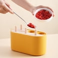 thumbnail image 2 of Ice Cream Molds Popsicle Silicone 6-Pcs Silicone Popsicle Mould Popsicle Yogurt Maker Ice Cream Ice Cream Popsicle Molds Ice Cream Pop It Pop It Ice Cream, 2 of 9