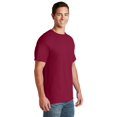 thumbnail image 4 of Jerzees Mens DRI-POWER Active Short Sleeve Crew T-Shirt, XL, Cardinal, 4 of 5