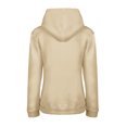 thumbnail image 4 of MAWCLOS Ladies Sweatshirt Pocket Hoodies Solid Color Hooded Tops Casual Fall Drawstring Pullover Khaki XL, 4 of 6