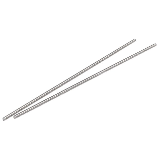 Unique Bargains M4 x 200mm Tige Entièrement Filetée en Acier Inoxydable 304 Filets Main Droite Lot de 2