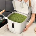 thumbnail image 1 of Airtight Rice Dispenser-Cover Rice Bucket For Cereal Grain Flour Rice Pet Foods CountertopLarge Rice Storage Container With Lid-Proof Household Cereal Dispense, 1 of 8