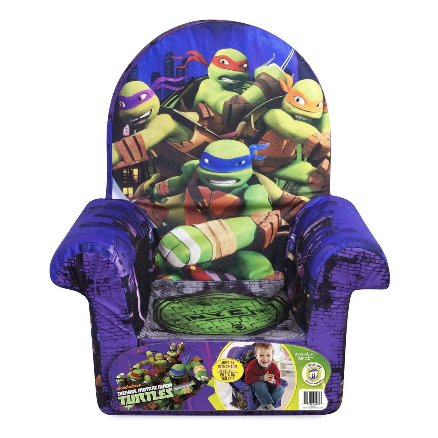 Marshmallow - High Back Chair - Nickelodean Teenage Mutant Ninja Turtles