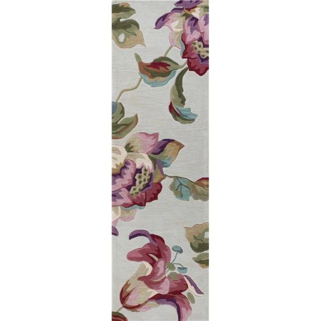 HomeRoots 352383 2 ft. 3 in. x 7 ft. 6 in. Runner Polyester Beige Area Rug