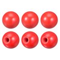 thumbnail image 1 of Unique Bargains Threaded Ball Knobs, 1.18Inch Dia M8 Female Thread Thermoset Round Ball Handles, Red 6 Pack, 1 of 5