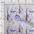 thumbnail image 2 of oneOone Polyester Spandex Medium Blue Fabric Deer Sewing Material Print Fabric By The Yard 56 Inch Wide, 2 of 5