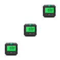 thumbnail image 1 of Shengyu 1/2/3 Level Box Protractor 490° Levels Gauge Bevel Gauges with Magnetic Base Electronic Angle Protractors Measuring Tools Black/Type 2 3PCS, 1 of 6